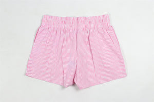 MELISSA ODABASH PINK COTTON SHORTS MEDIUM