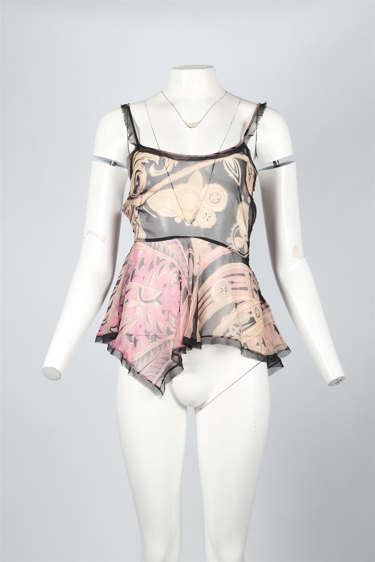 EMILIO PUCCI SILK TOP IT 38 UK 6