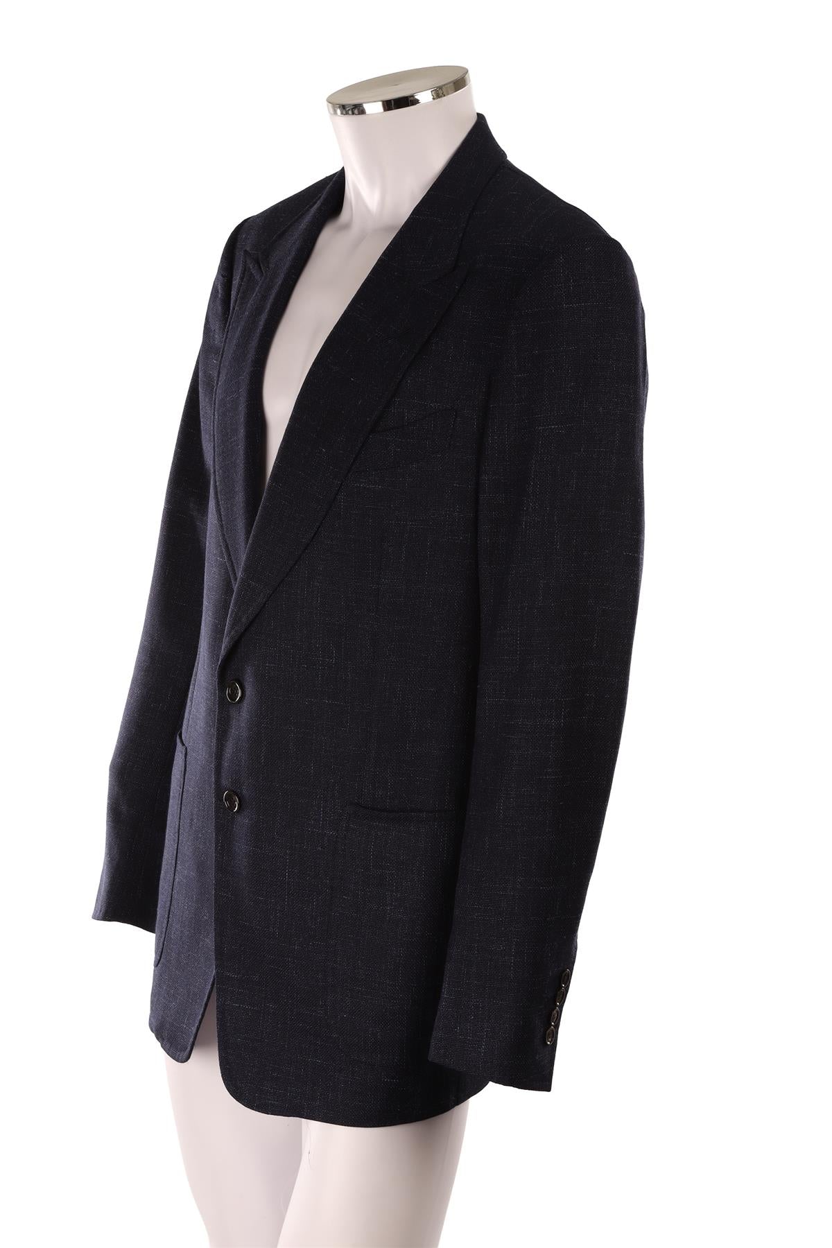 TOM FORD NAVY MEN'S WOOL BLAZER IT 56 UK/US 46