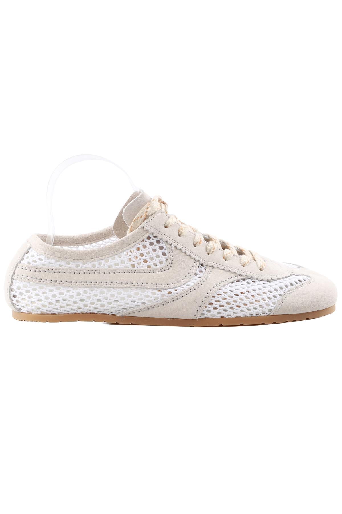 DRIES VAN NOTEN ECRU MEN'S SUEDE SNEAKERS EU 43 UK 9 US 10