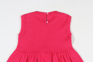 CHRISTIAN DIOR PINK BABY GIRLS COTTON DRESS 18 MONTHS