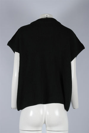 FRANK & EILEEN GREEN COTTON VEST SMALL