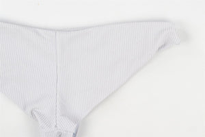 FRANKIES BIKINIS BLUE BIKINI MEDIUM
