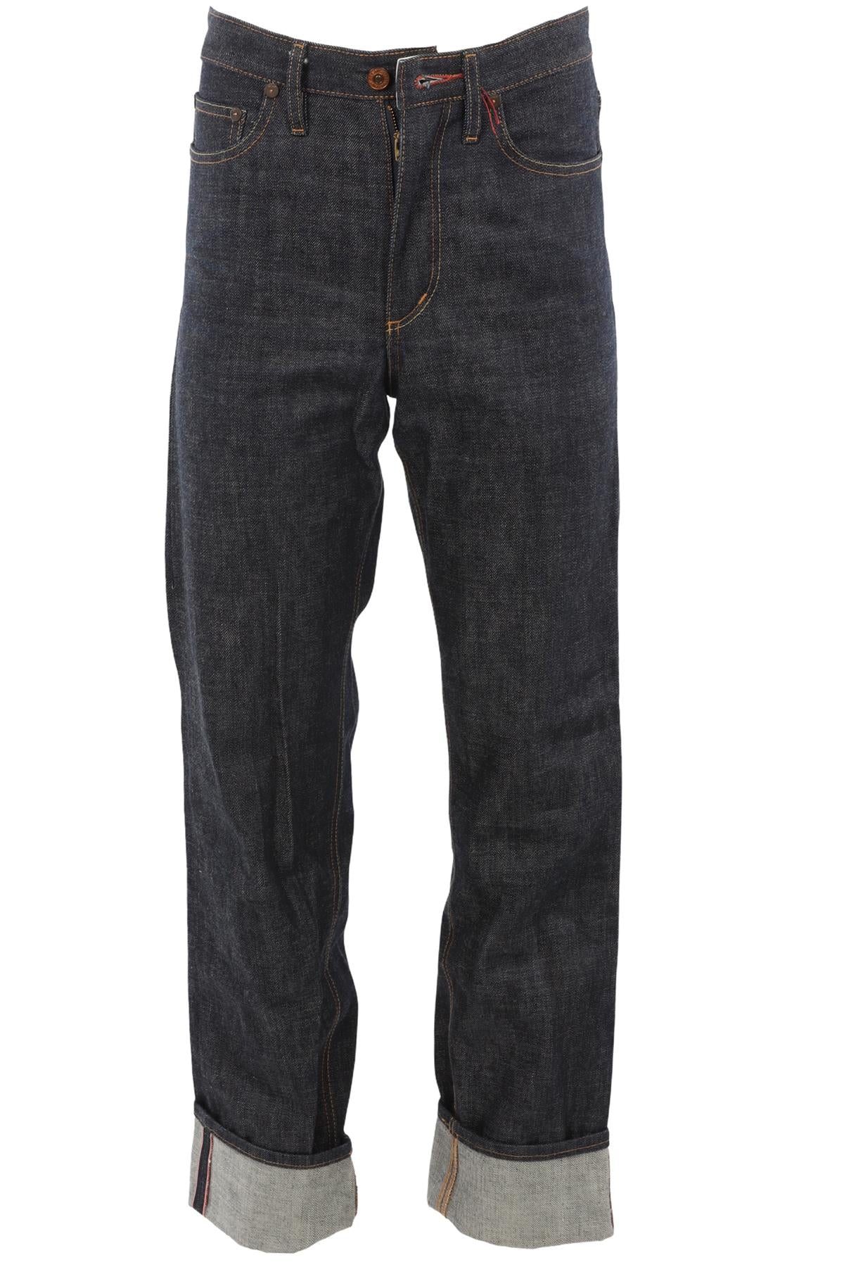 HUIT DENIM CO BLUE HIGH RISE STRAIGHT LEG JEANS W26 UK 8