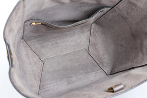 CELINE GREY SANGLE LEATHER SHOULDER BAG