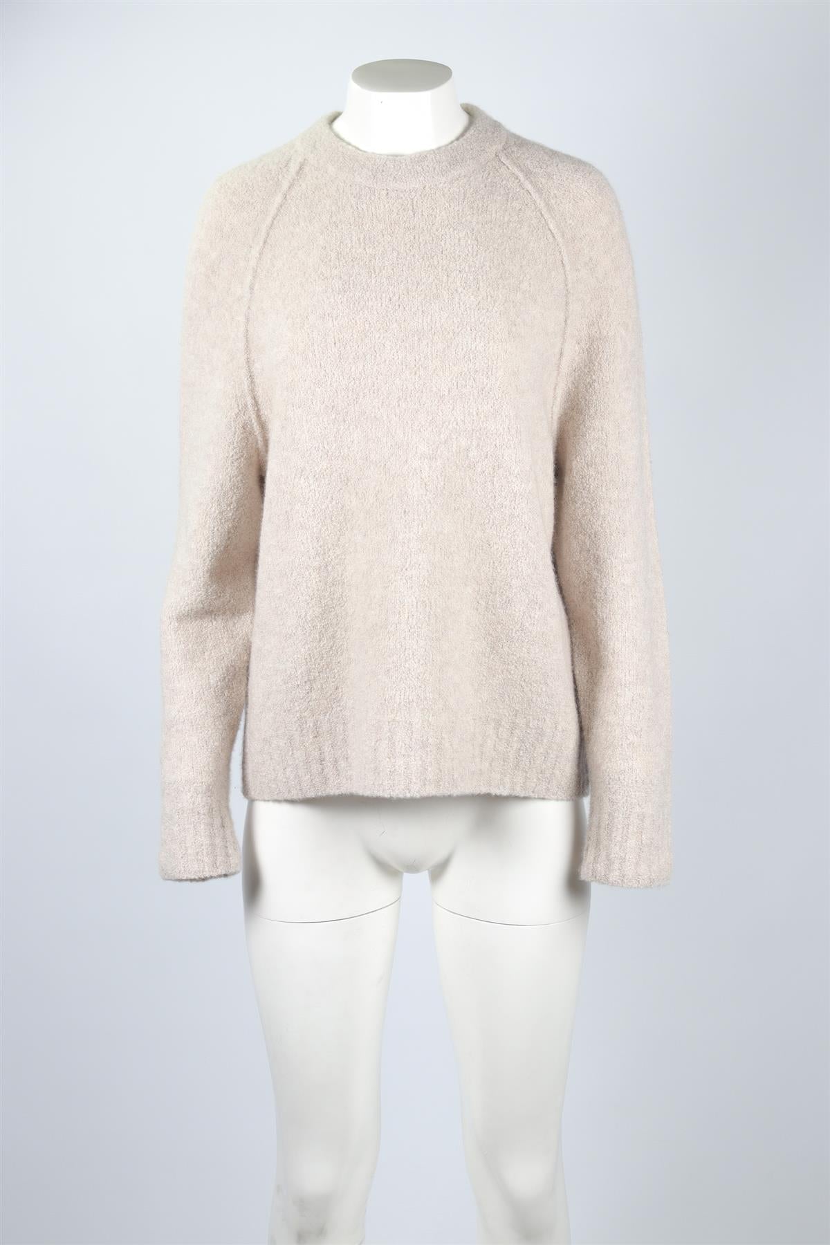JAMES PERSE GREY CASHMERE SWEATER UK 12