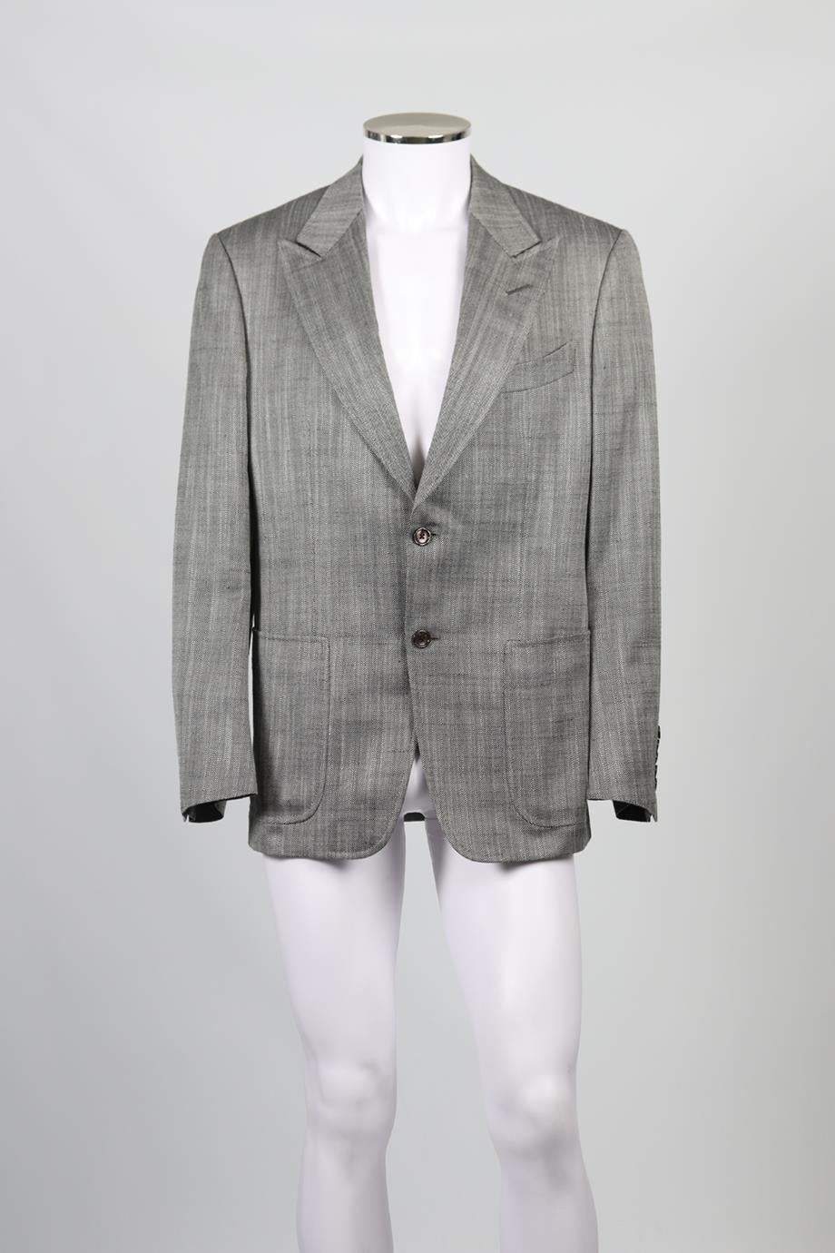 TOM FORD MEN'S SILK BLEND BLAZER IT 52 UK/US 42 FR 52