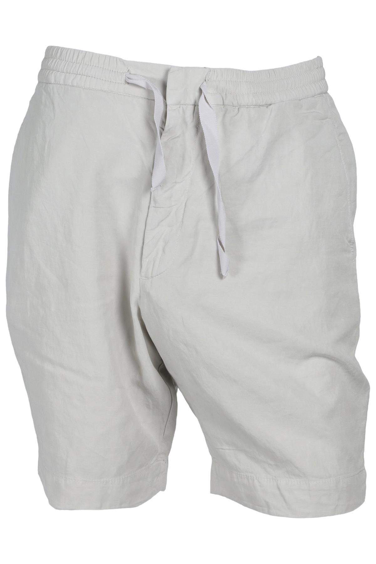 OFFICINE GENERALE GREY MEN'S LINEN SHORTS IT 46 UK/US WAIST 30
