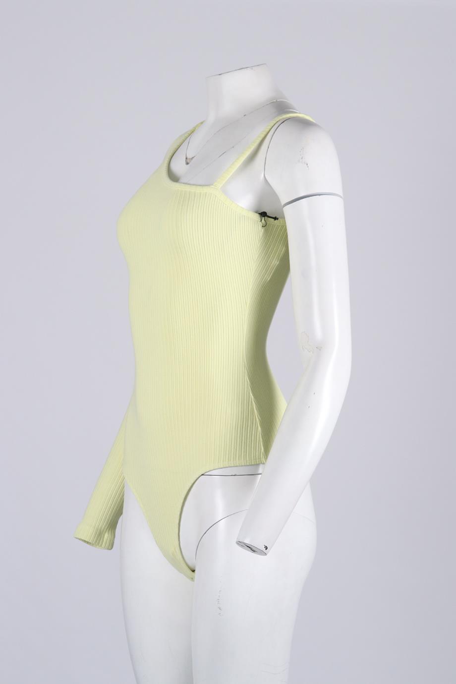 AGOLDE COTTON BLEND BODYSUIT SMALL