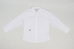 CHRISTIAN DIOR WHITE KIDS BOYS COTTON BLEND SHIRT 6 YEARS