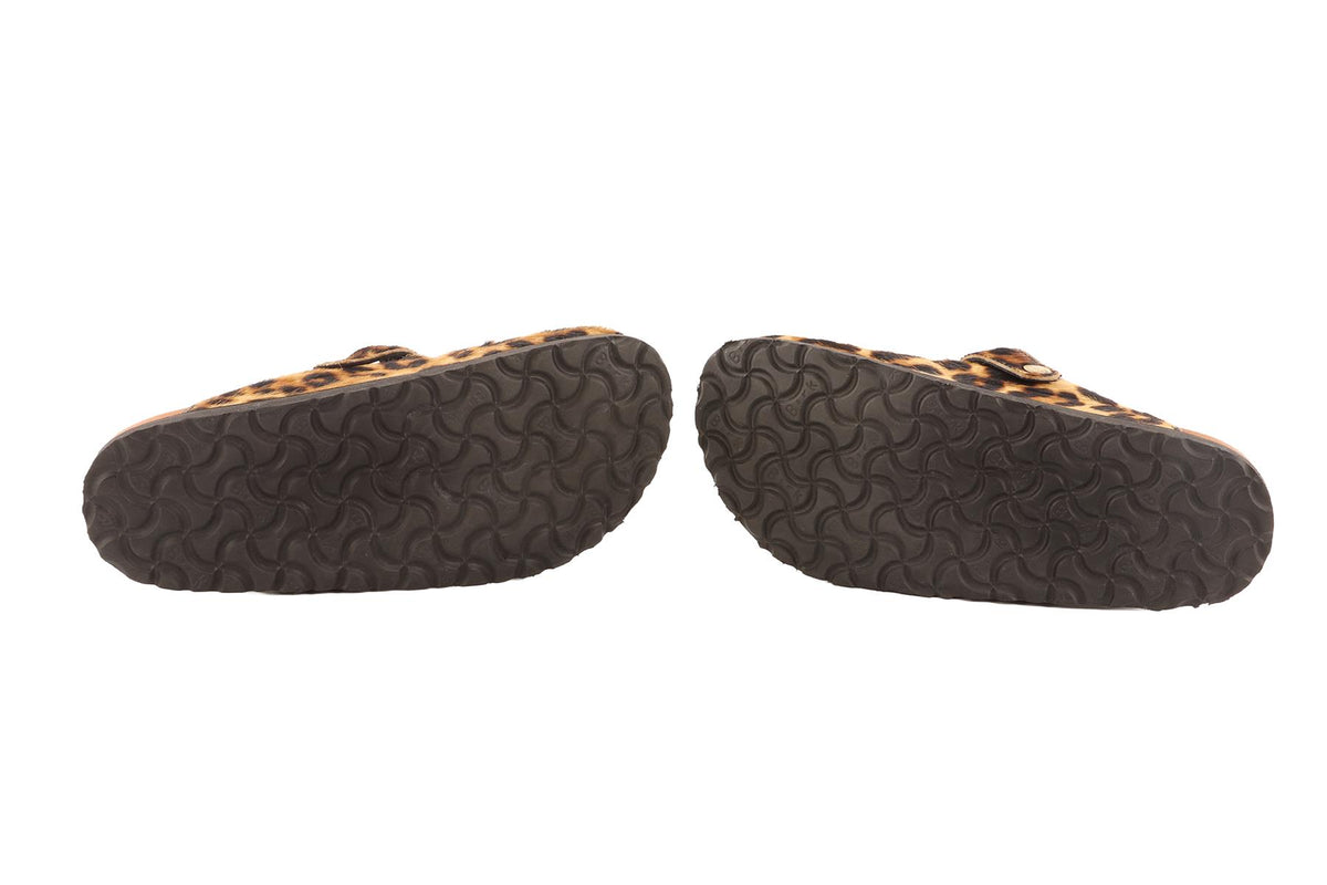 BIRKENSTOCK 1774 BROWN CALF HAIR MULES EU 37 UK 4 US 7