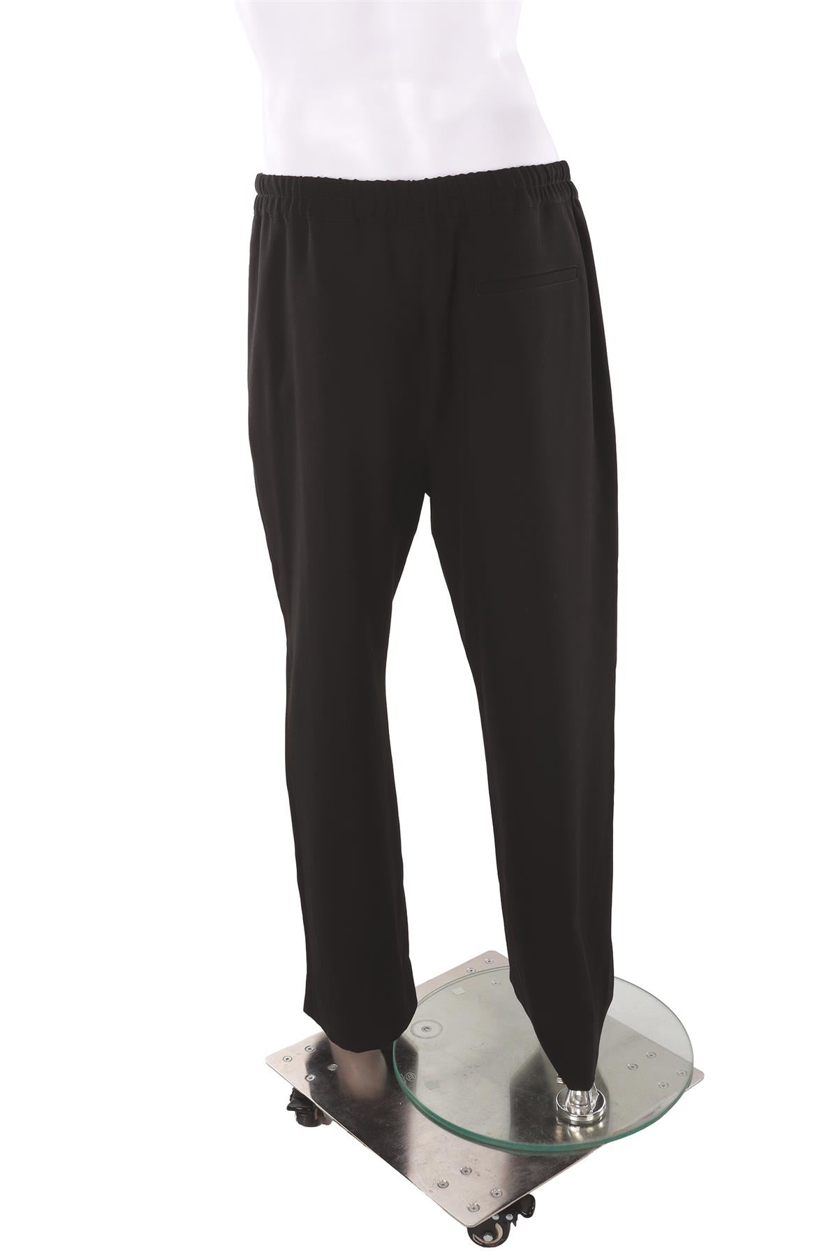BLACK MEN'S WOOL PANTS