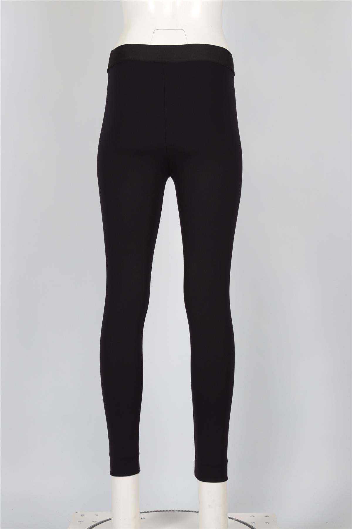 DOLCE & GABANNA BLACK JERSEY LEGGINGS IT 46 UK 14
