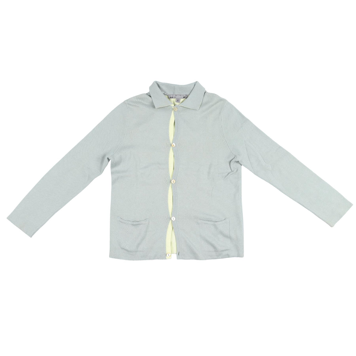 BONPOINT GREEN KIDS BOYS CARDIGAN 6 YEARS