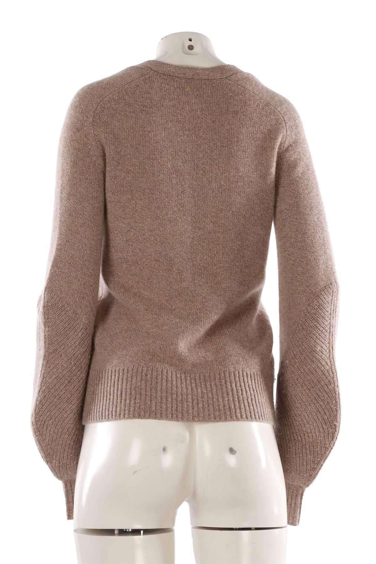 BEIGE CASHMERE CARDIGAN