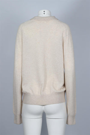 ÉTERNE CREAM CASHMERE SWEATER XSMALL-SMALL