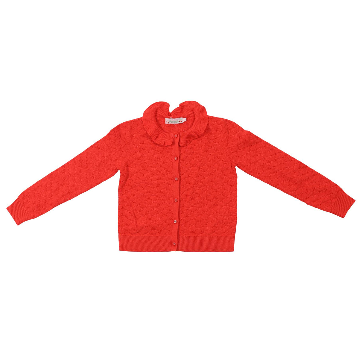 BONPOINT RED KIDS GIRLS CARDIGAN 6 YEARS
