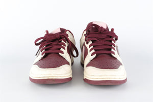 NIKE BURGUNDY LEATHER SNEAKERS EU 40.5 UK 6.5 US 7.5