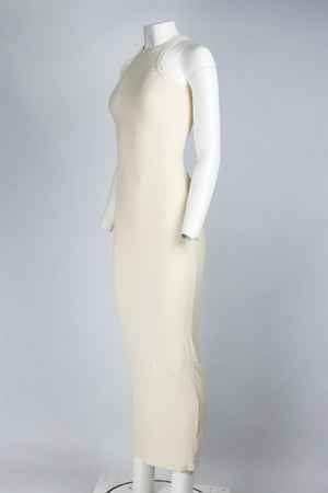 SKIMS ECRU MODAL MAXI DRESS SMALL