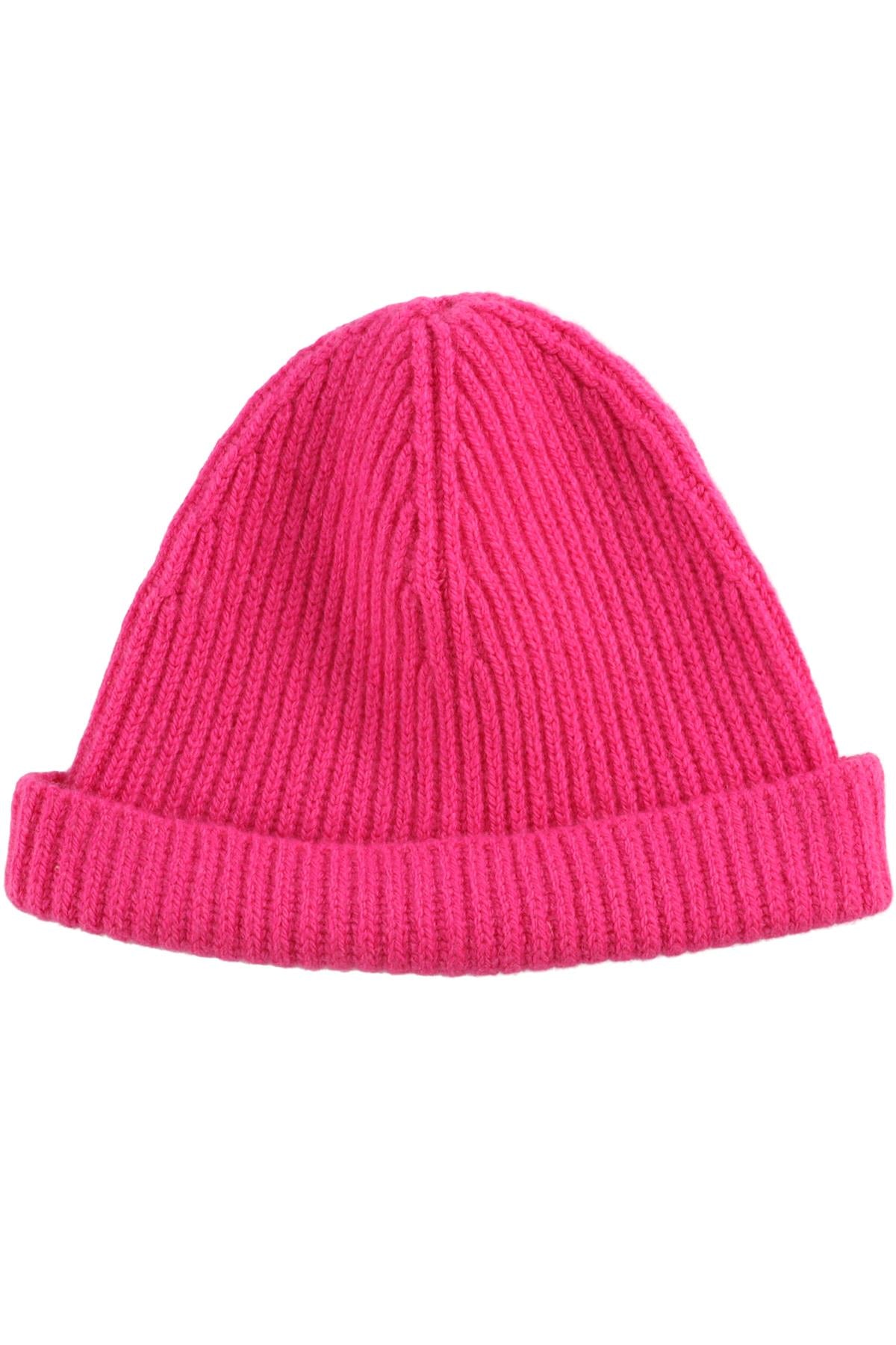 THE ROW PINK CASHMERE BEANIE MEDIUM/LARGE
