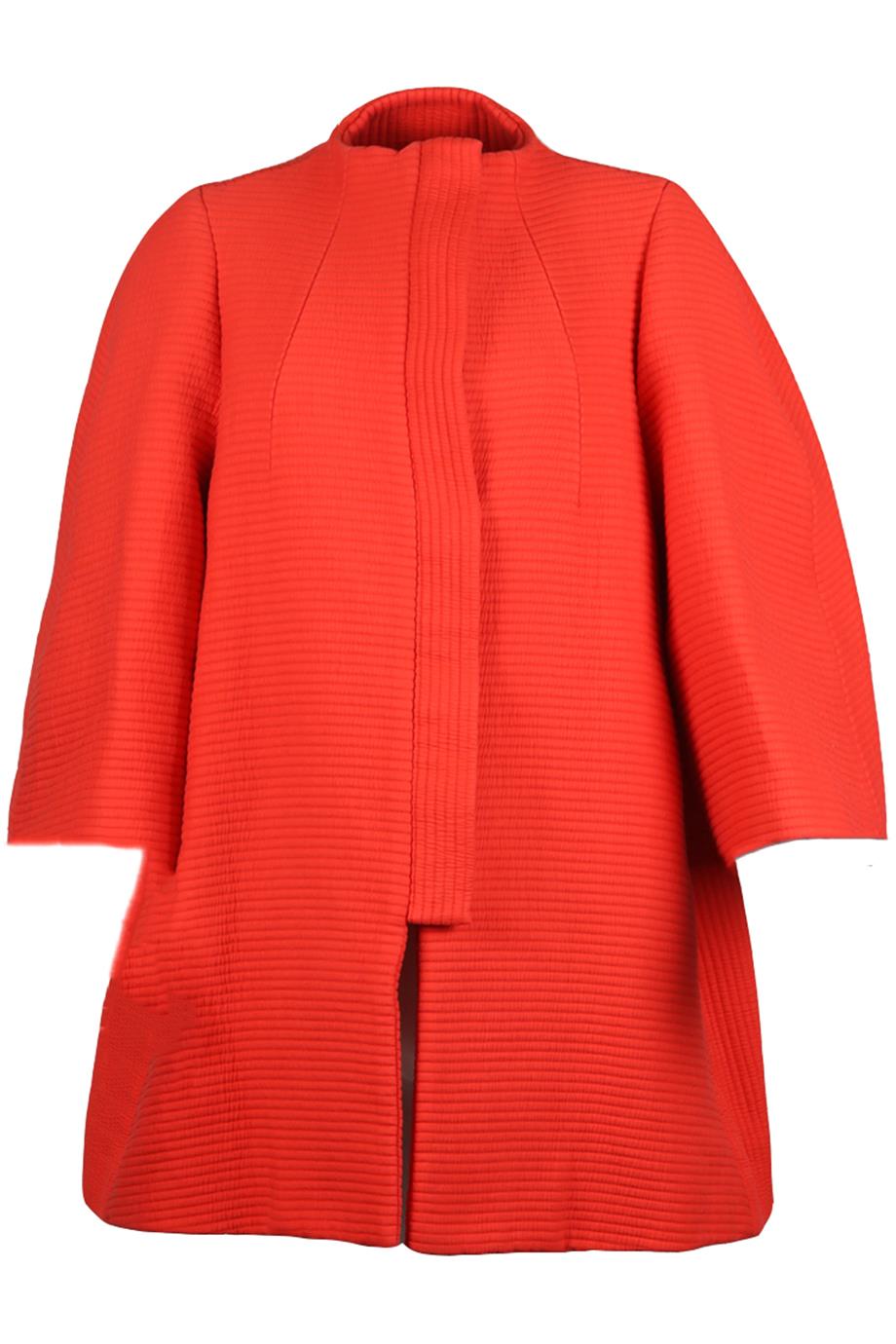LANVIN QUILTED COTTON COAT FR 36 UK 8