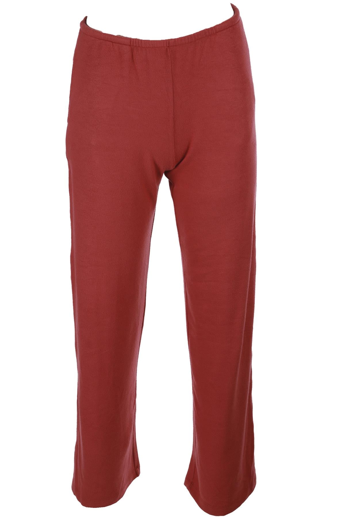 LESET PINK JERSEY STRAIGHT LEG PANTS SMALL