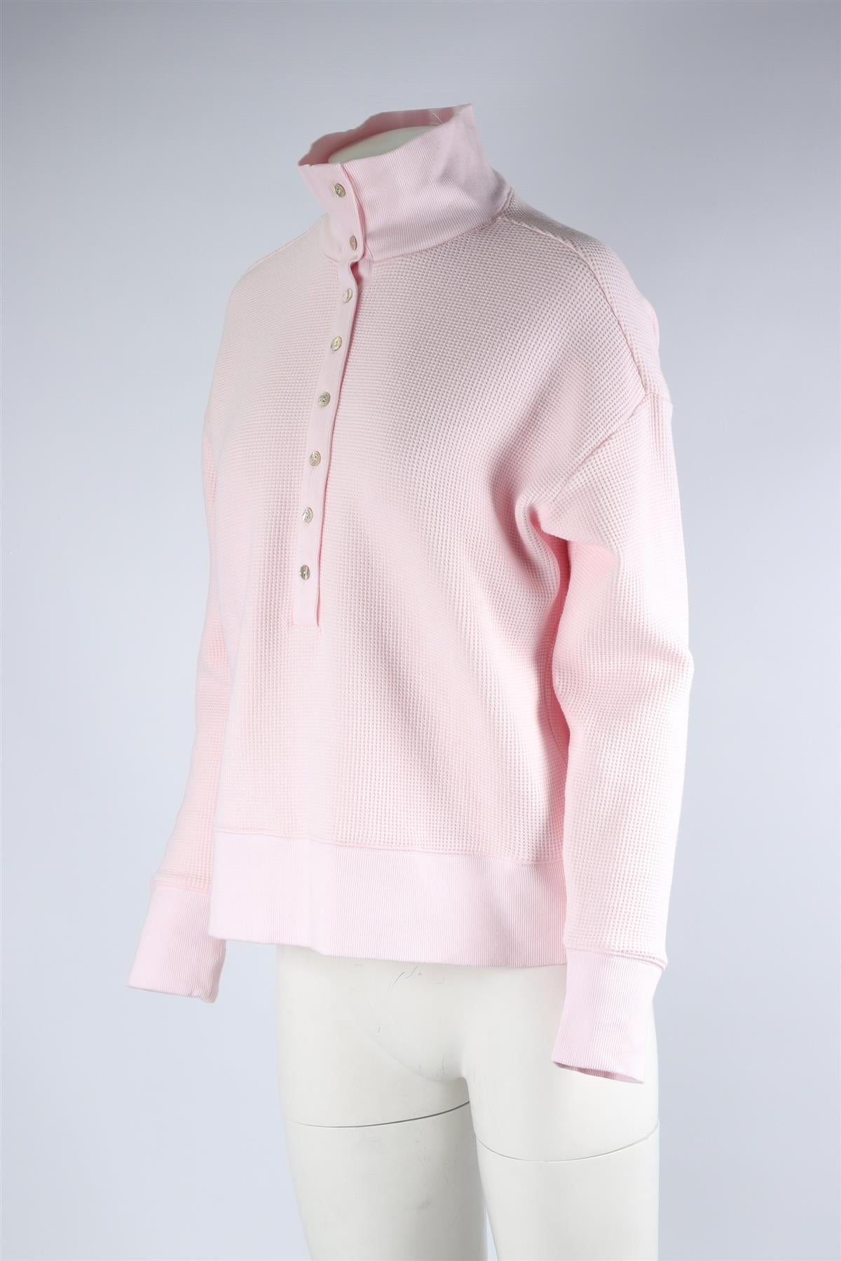 NEGATIVE UNDERWEAR PINK COTTON SWEATSHIRT LARGE
