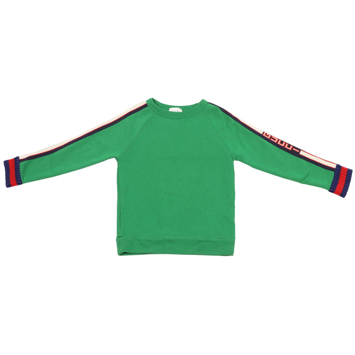 GUCCI GREEN KIDS BOYS COTTON SWEATSHIRT 6 YEARS