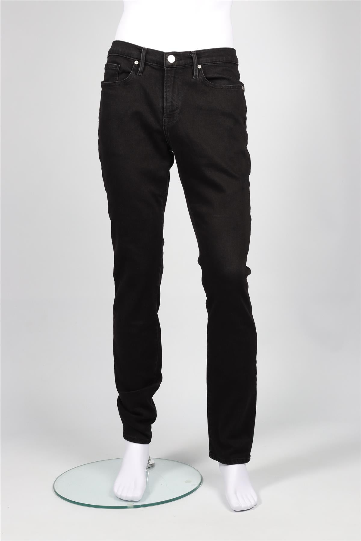 FRAME BLACK MEN'S STRAIGHT LEG JEANS W34