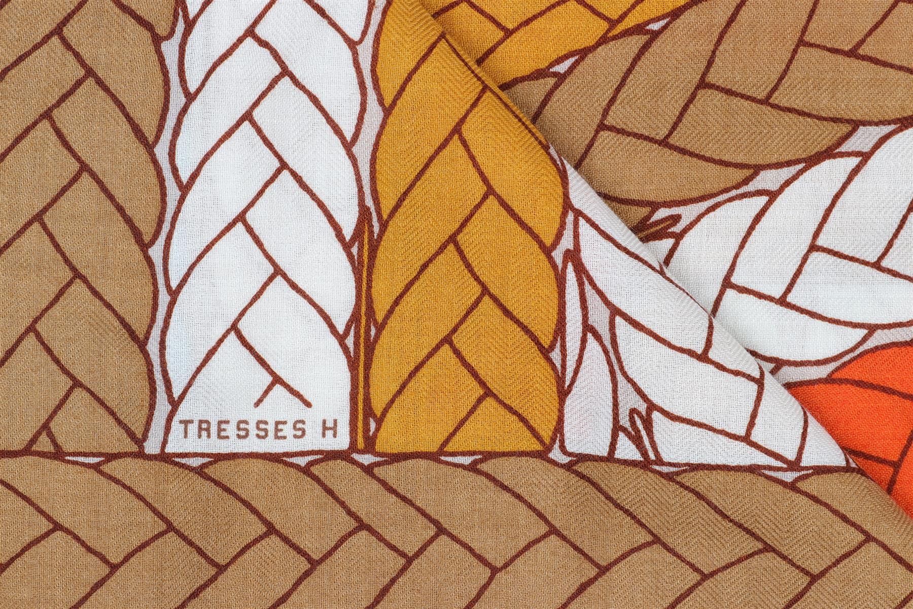 HERMÈS MULTI TRESSES H CASHMERE SCARF ONE SIZE