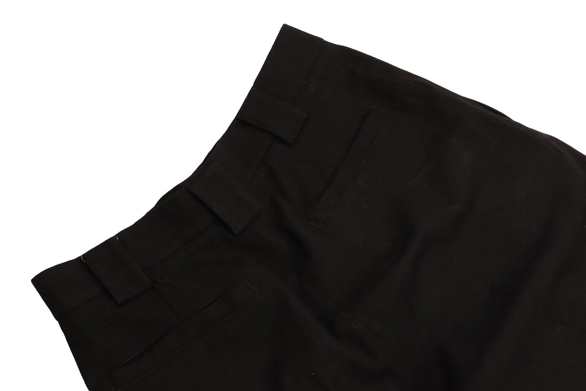 GIORGIO ARMANI BLACK MEN'S WOOL STRAIGHT LEG PANTS IT 46 UK 36