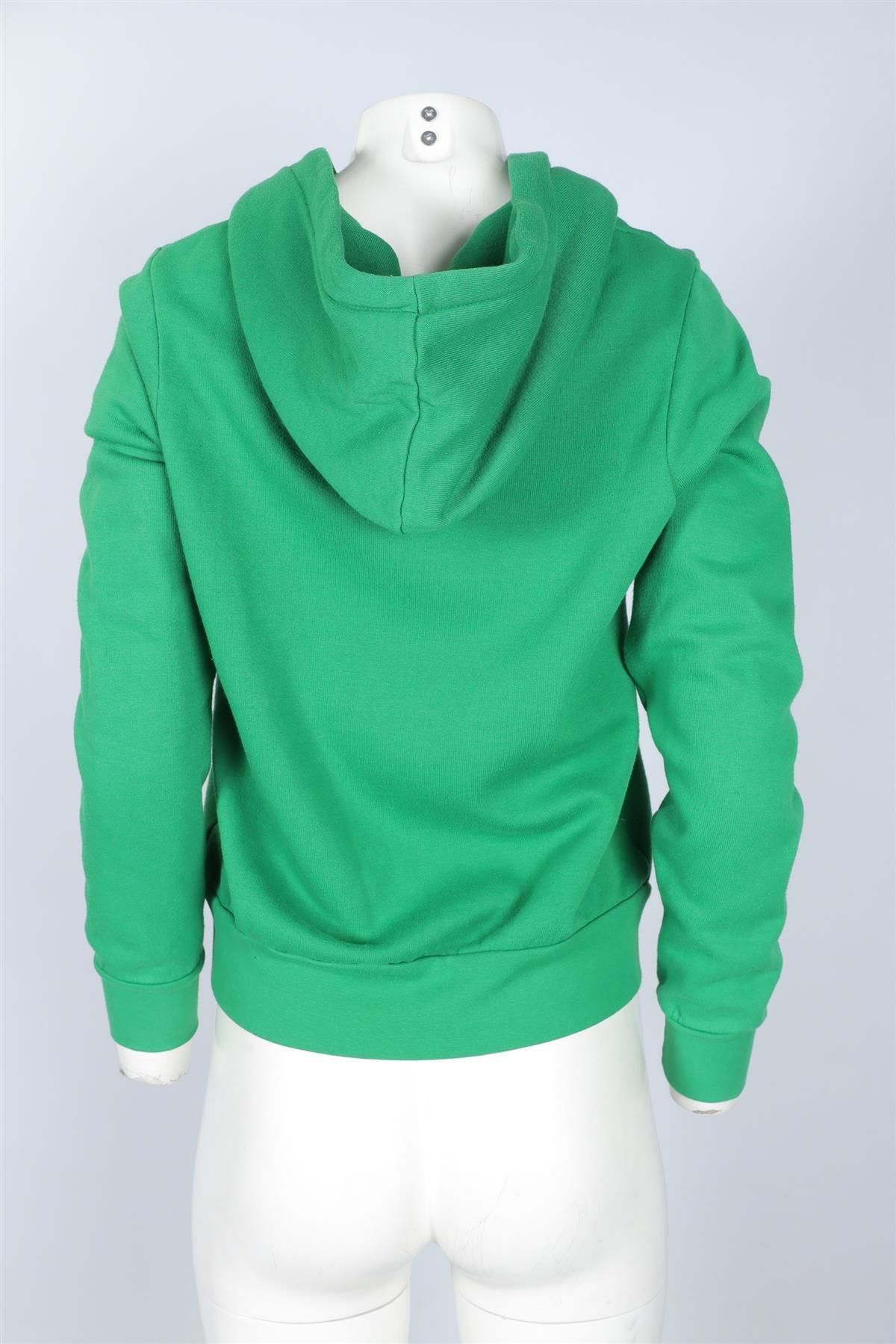 AVIATOR NATION GREEN COTTON HOODIE X-LARGE