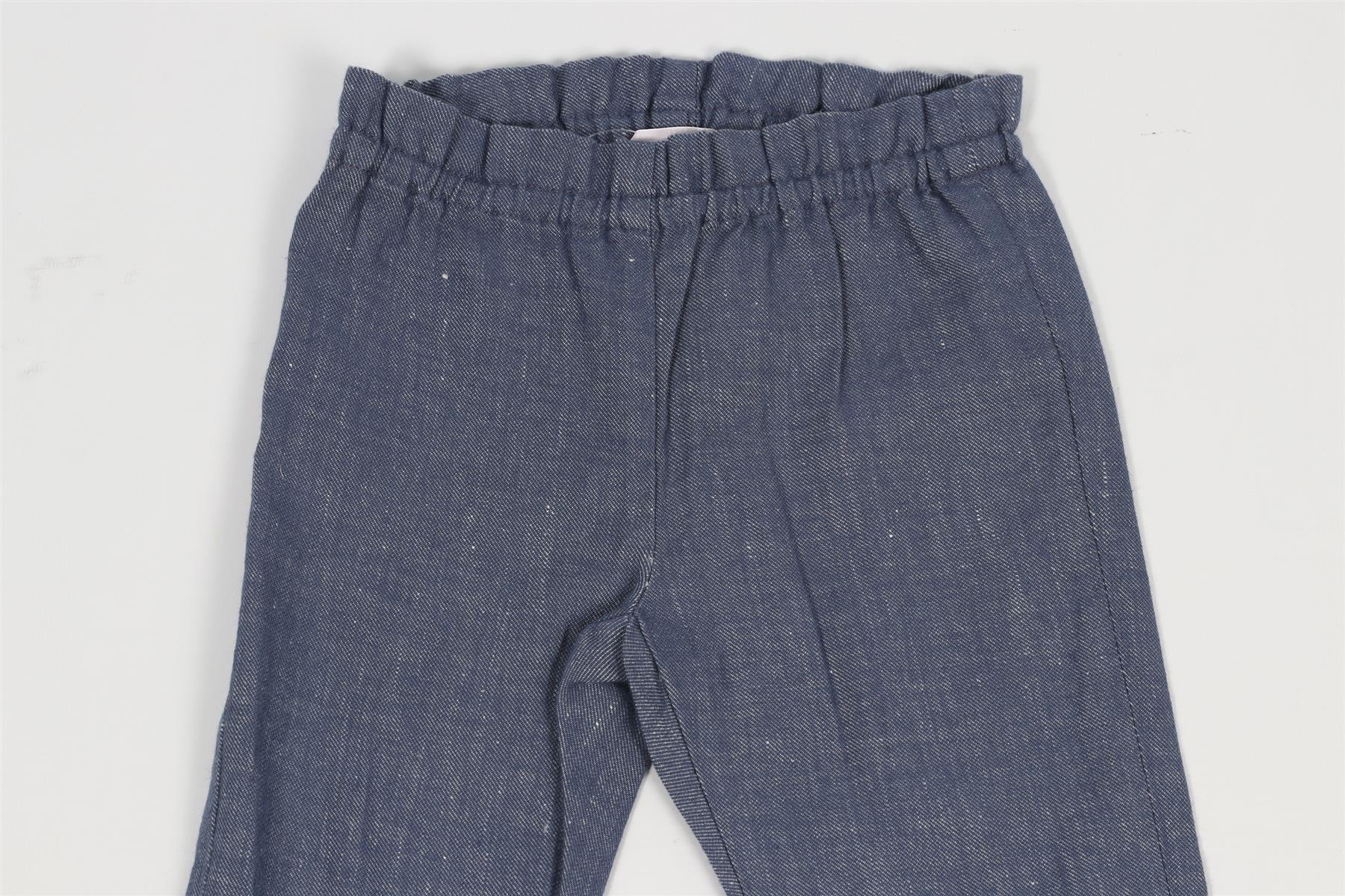 BONPOINT BLUE KIDS GIRLS LINEN PANTS 2 YEARS