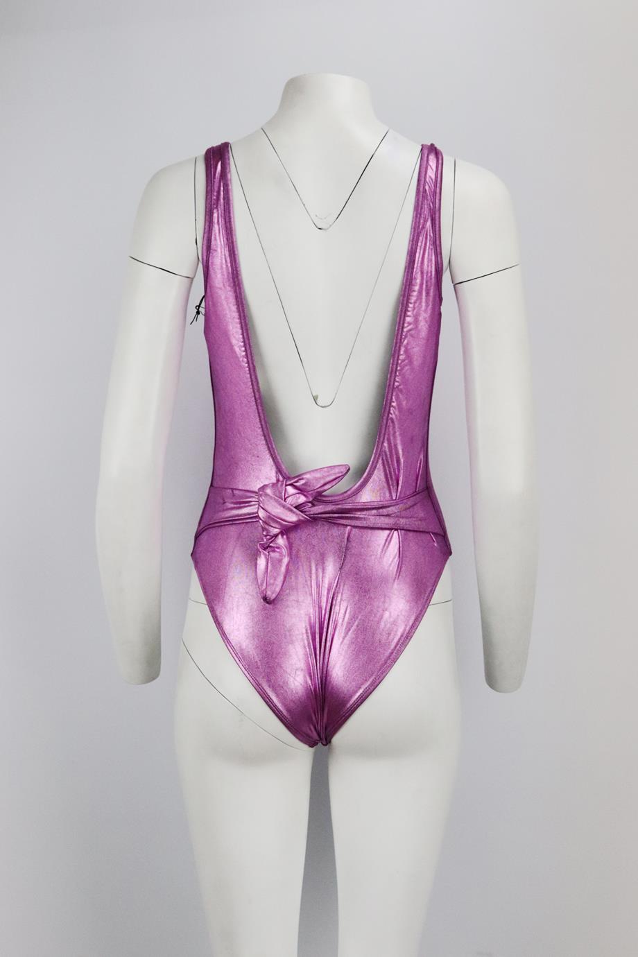 BETH RICHARDS TIE BACK STRETCH SWIMSUIT MEDIUM