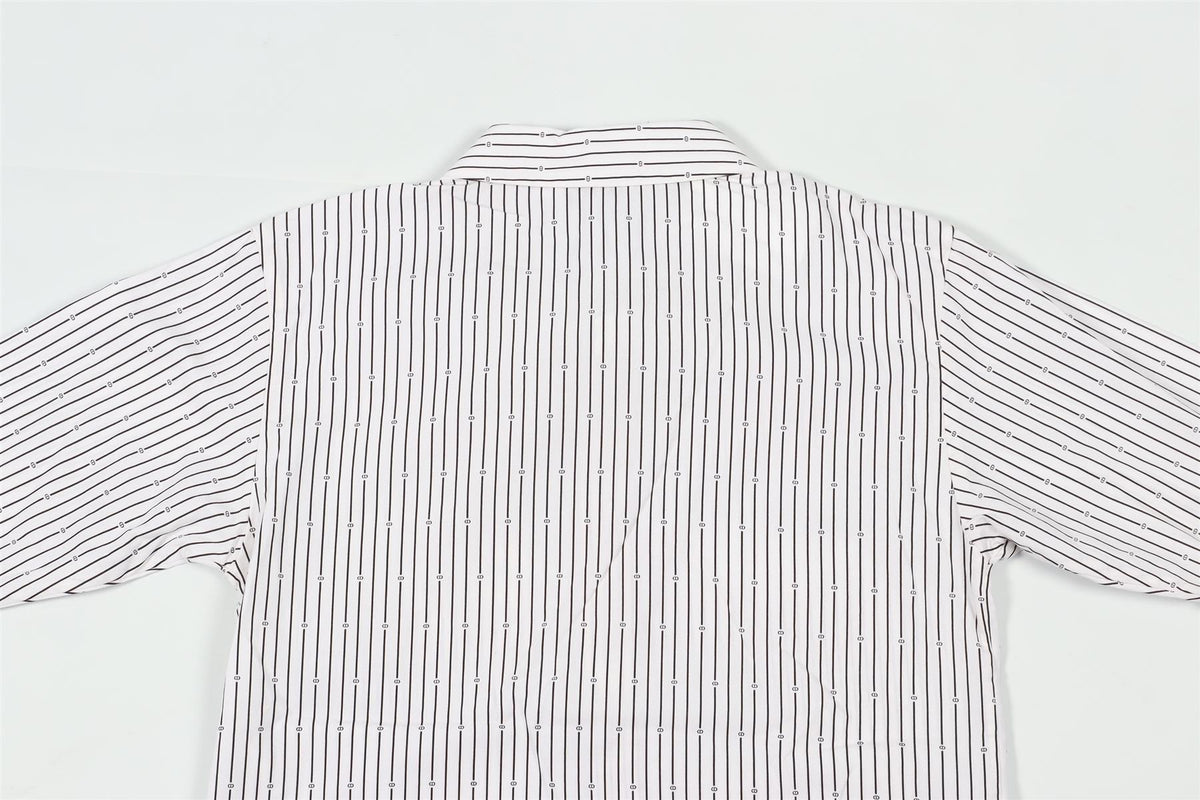 CHRISTIAN DIOR BLACK AND WHITE KIDS BOYS COTTON SHIRT 8 YEARS