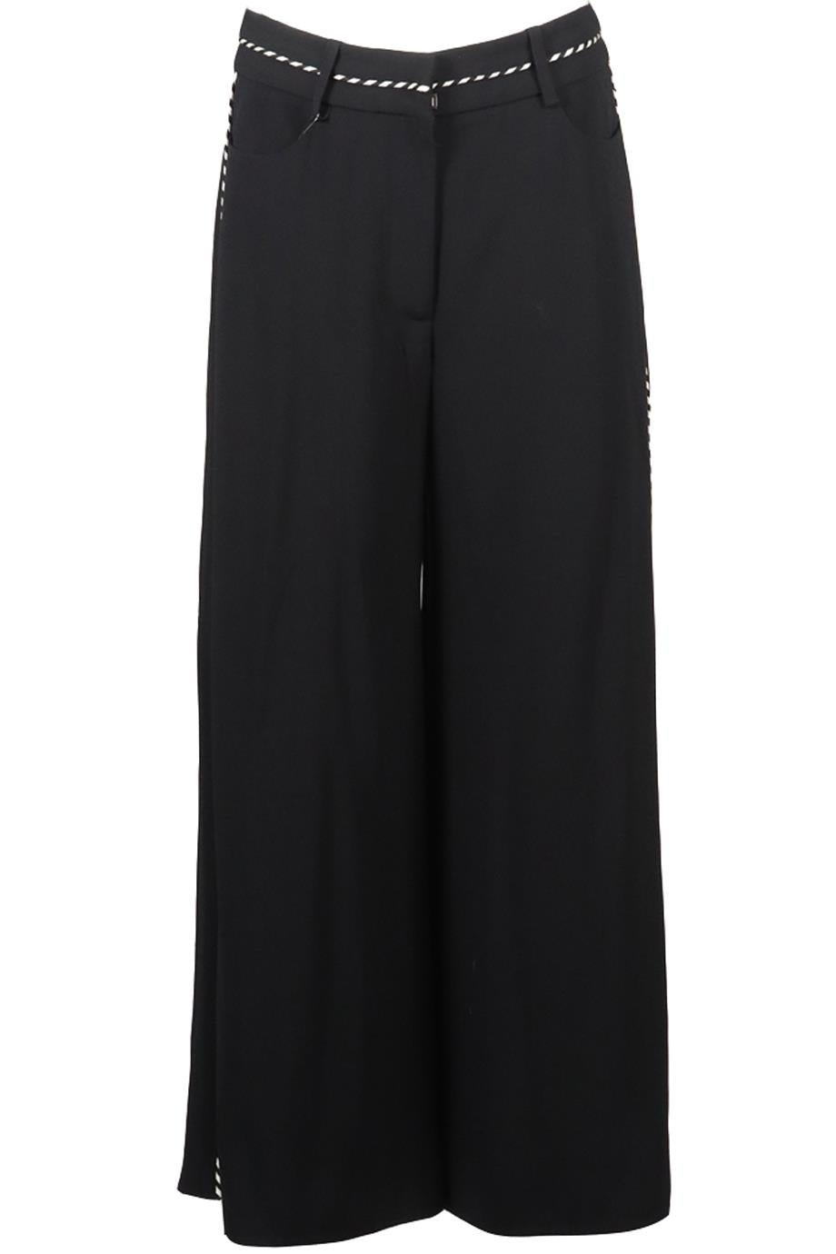 PETER PILOTTO CREPE WIDE LEG PANTS UK 10
