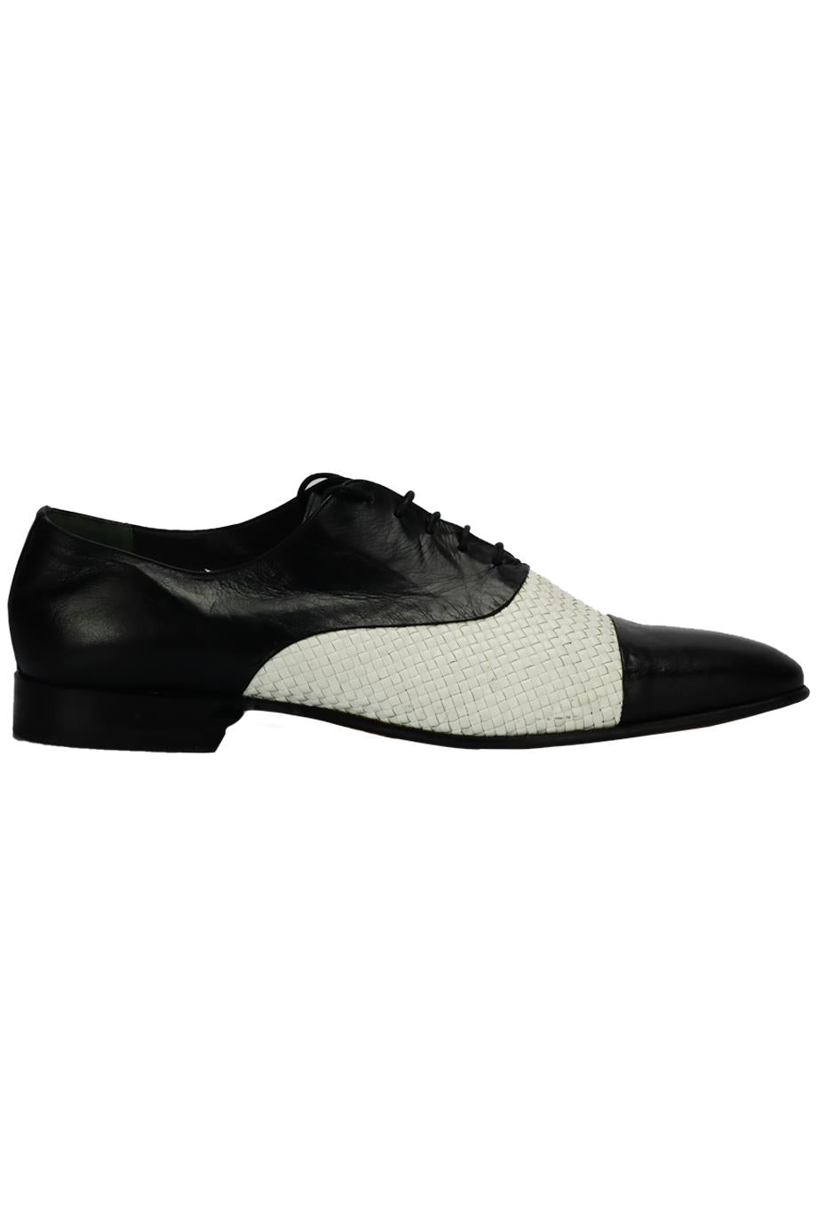 MORESCHI MEN'S LEATHER OXFORD SHOES EU 42.5 UK 8.5 US 9.5