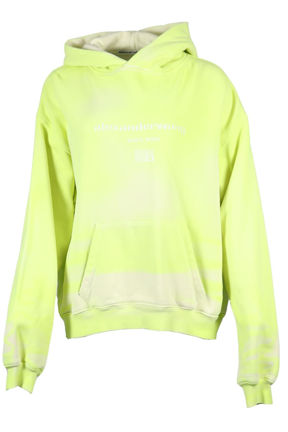 ALEXANDER WANG COTTON BLEND HOODIE MEDIUM