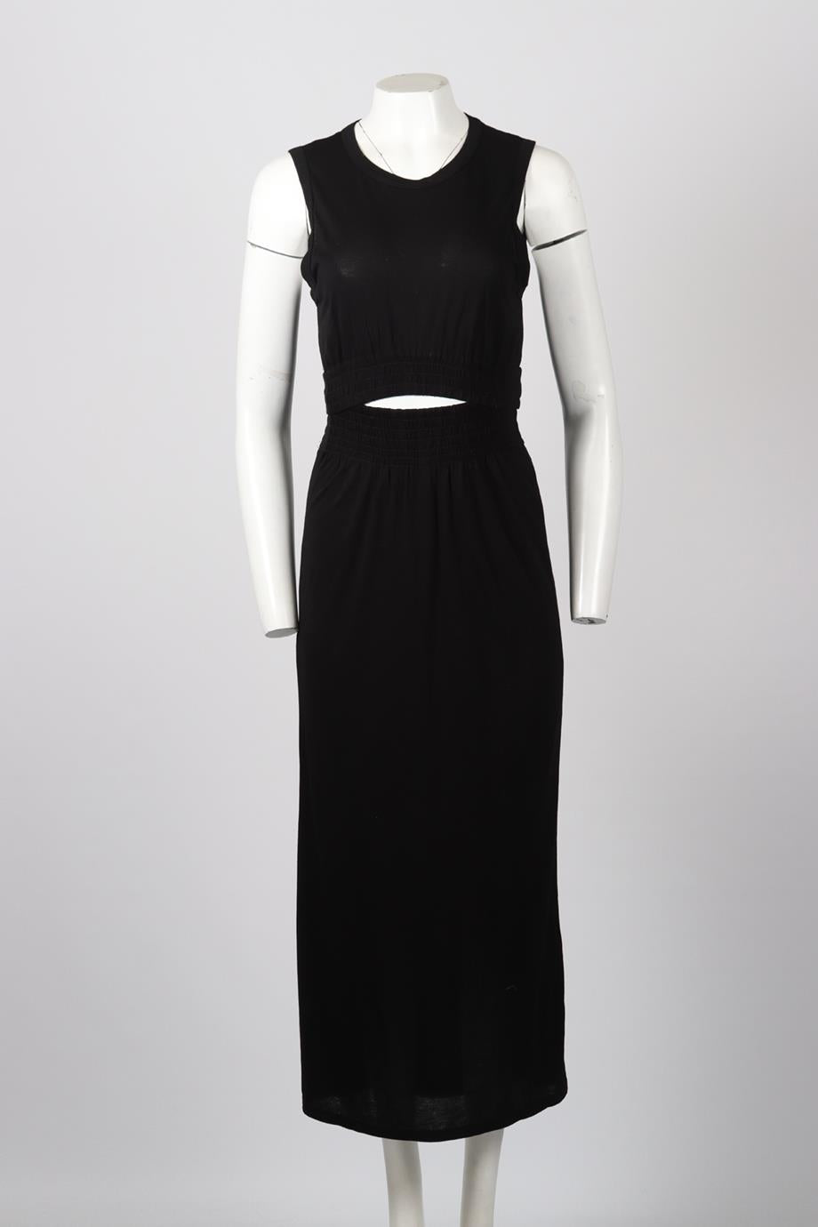A.L.C. CUTOUT JERSEY MIDI DRESS XSMALL