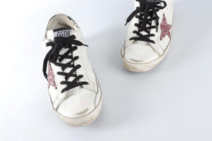 GOLDEN GOOSE DELUXE BRAND WHITE SUPERSTAR LEATHER SNEAKERS EU 38 UK 5 US 8