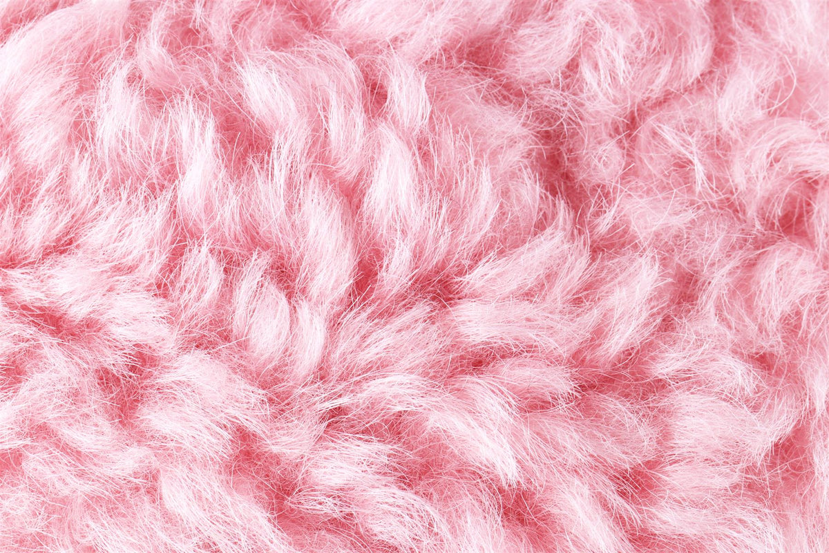 BOTTEGA VENETA PINK JODIE MINI SHEARLING CLUTCH