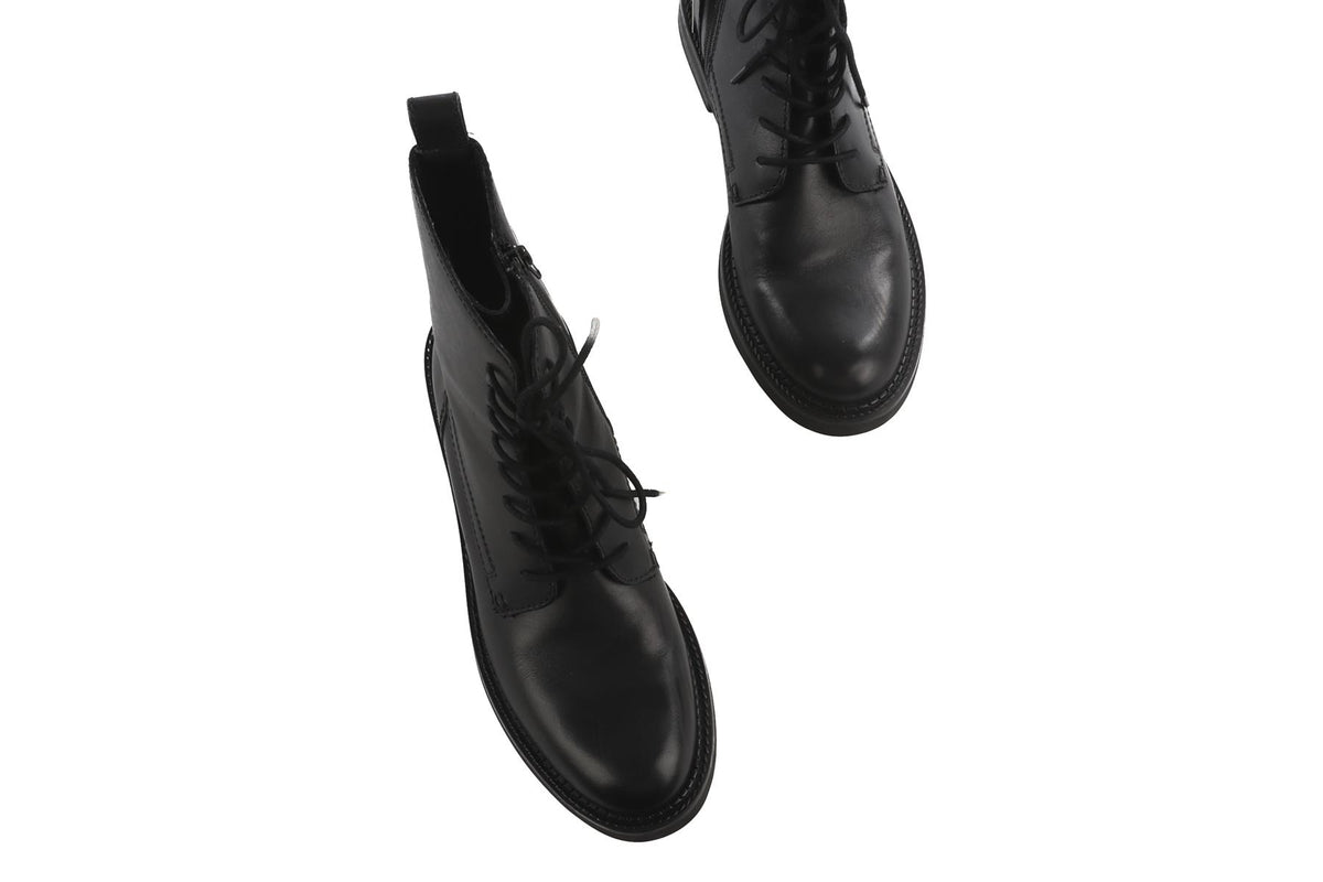 Geox Black Leather Boots EU 39 UK 6 US 9