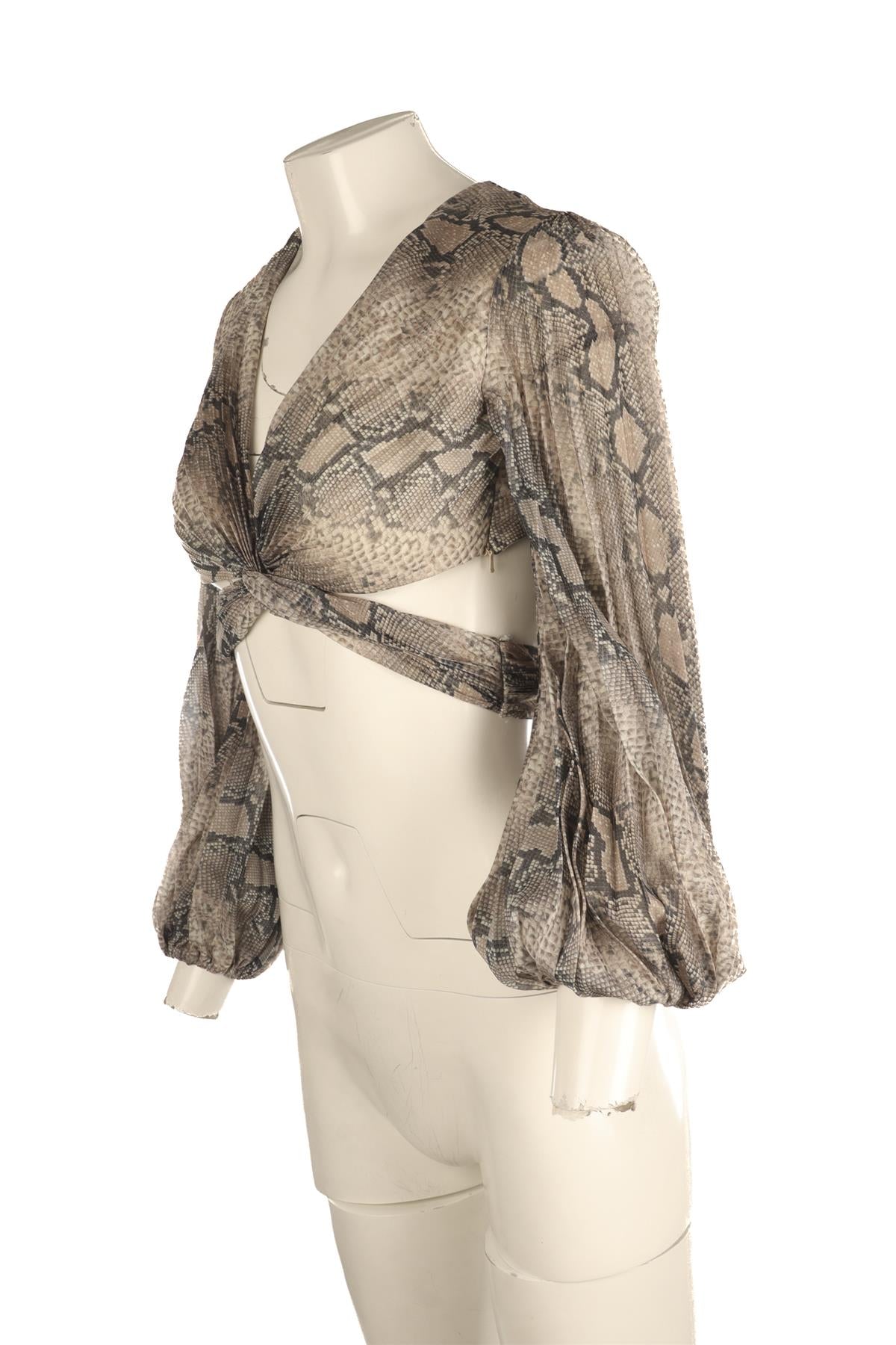 ZIMMERMANN BEIGE COTTON TOP UK 8
