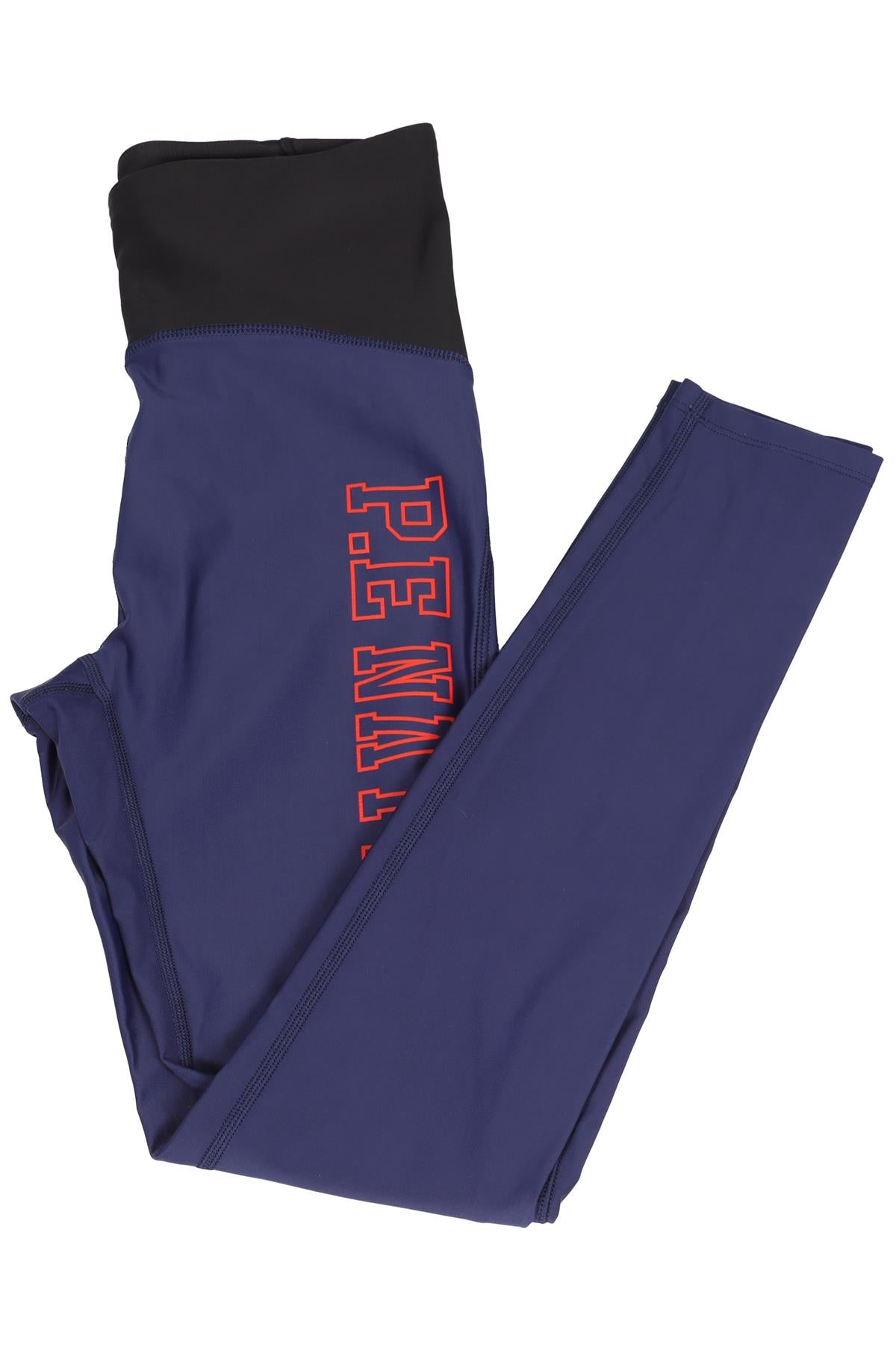 PE NATION NAVY JERSEY LEGGINGS MEDIUM