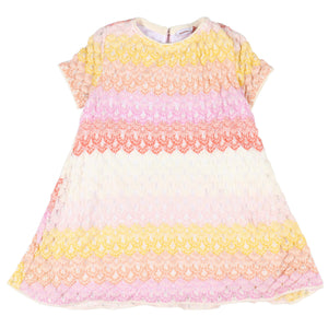 MISSONI MULTICOLOURED KIDS GIRLS CROCHET DRESS 4-5 YEARS