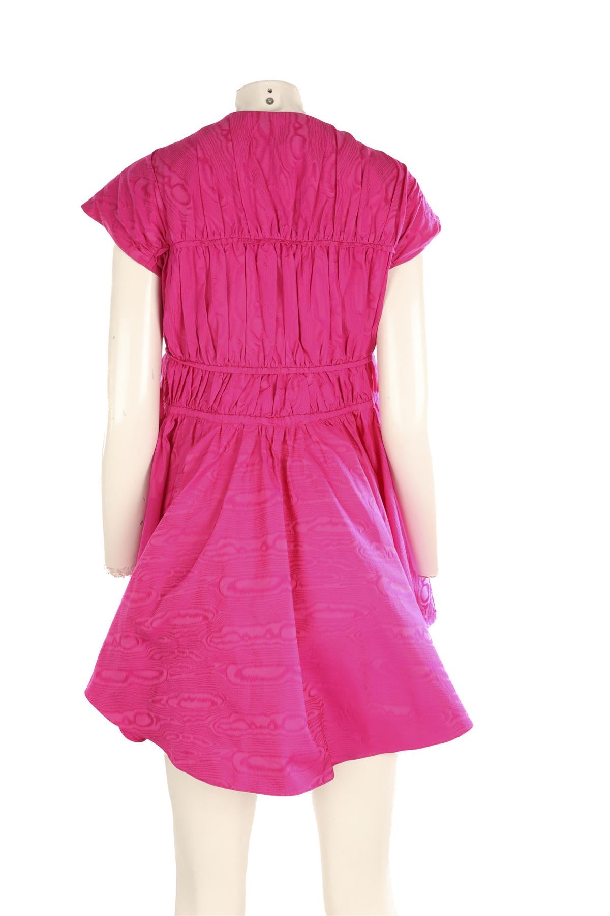 TOVE PINK TAFFETA MINI DRESS FR 36 UK 8
