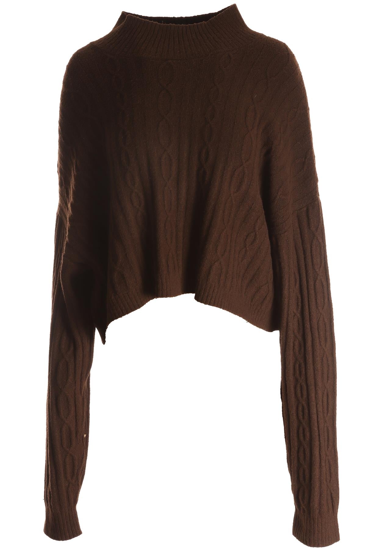 ALO YOGA BROWN WOOL SWEATER LARGE