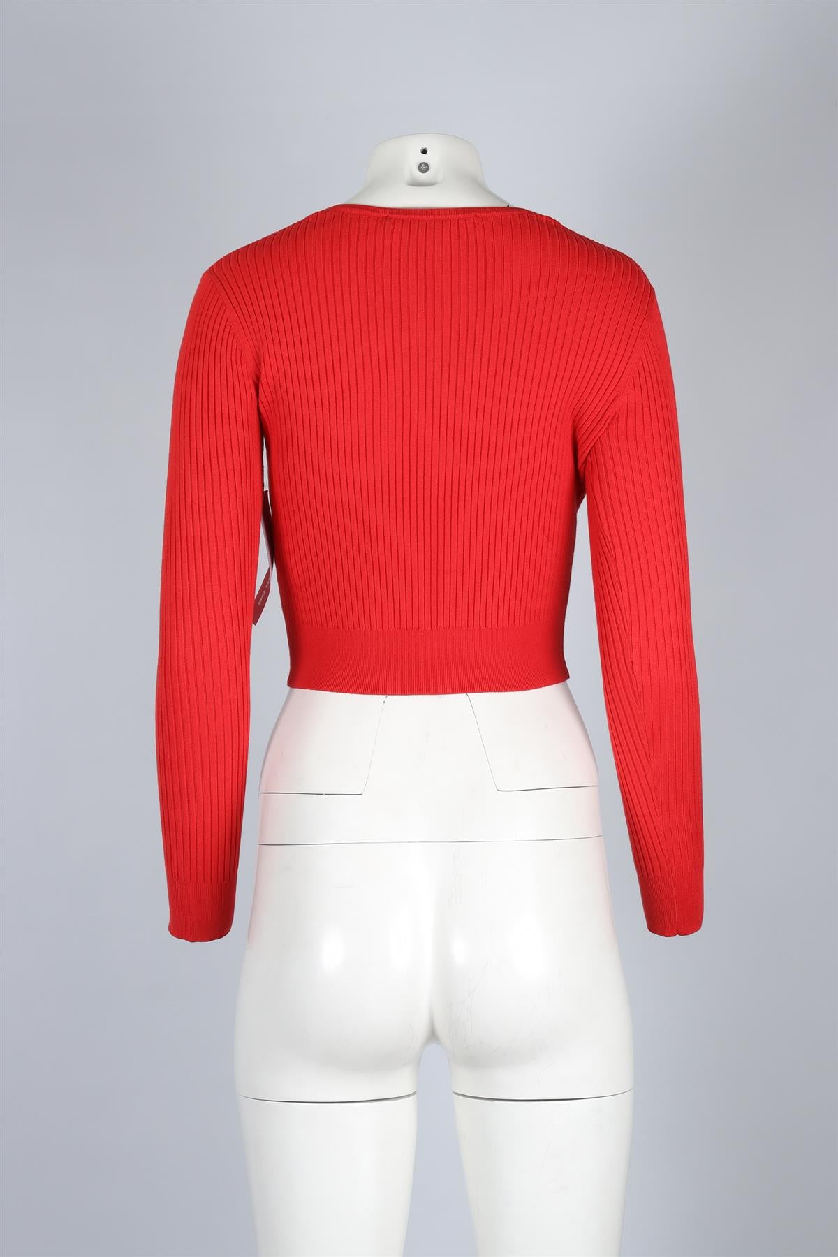 REALISATION PAR RED KNIT CARDIGAN XSMALL