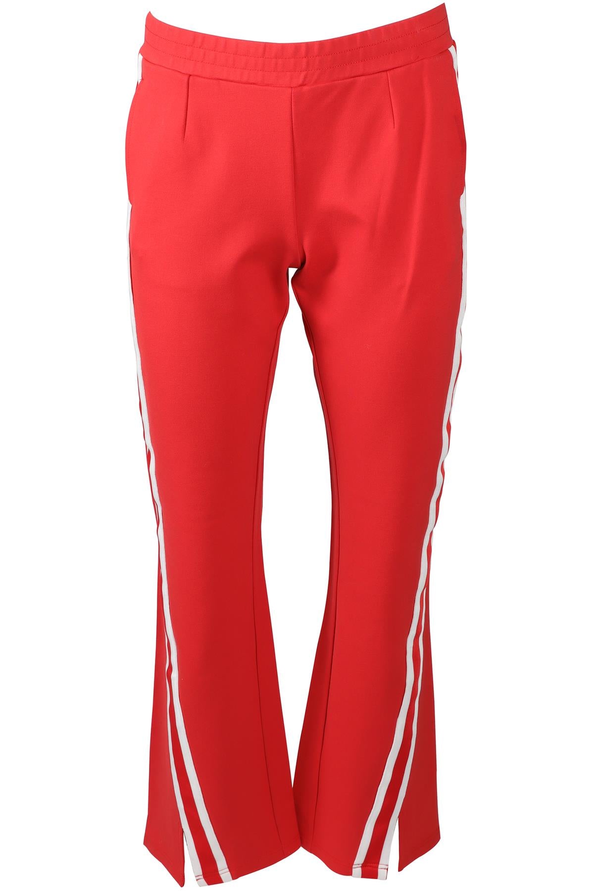 THE UPSIDE RED JERSEY STRAIGHT LEG PANTS SMALL