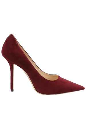 JIMMY CHOO RED SUEDE PUMPS EU 38 UK 5 US 8